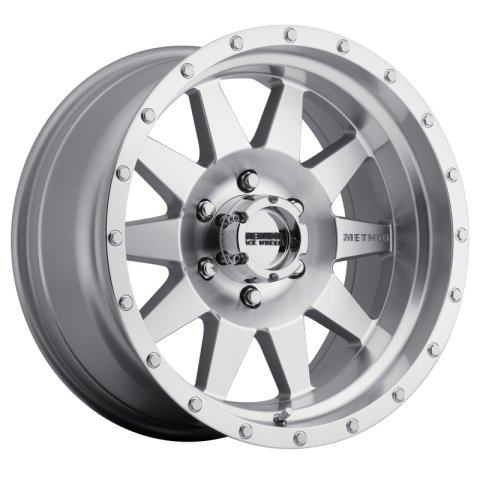 Method Race Wheels MR301 The Standard Clearcoated Machined MR30178560300 Wheel, Standard, Aluminum, Machined/Clear Coat, 17 in. x 8.5 in. 6x5.5 in. Bolt Circle, 4.75 in. Backspace