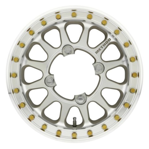 Method Race Wheels MR401R UTV Beadlock Machined MR40155046300B2 Wheels, Race, MR401-R UTV, Aluminum, Machined, 15 in. x 5 in., 4 x 156mm Bolt Circle, 3.00 in. Backspace, Each