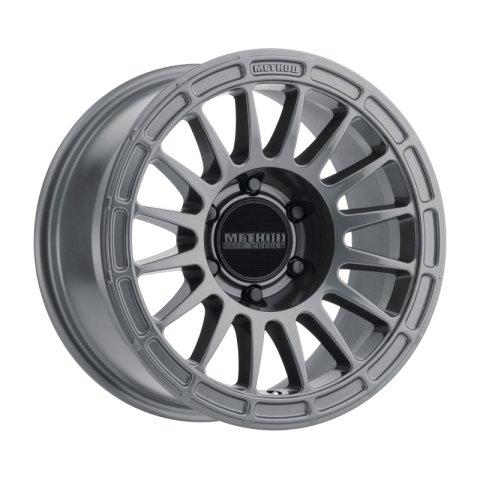 Method Race Wheels MR314 Gloss Titanium MR31477560825 Wheels, MR314, Titanium, Aluminum, 17 in. x 7.50 in., 6 x 5.5 in./139.7mm, 5.230 in. Backspacing, Each