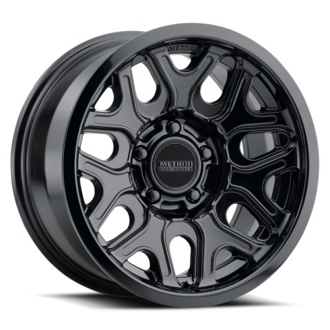 Method Race Wheels MR322 Gloss Black MR322290801312 Wheels, MR322, Black, Aluminum, 20 in. x 9 in., 8 x 6.5 in./165.10mm Bolt Circle, 5.44 in. Backspace, Each