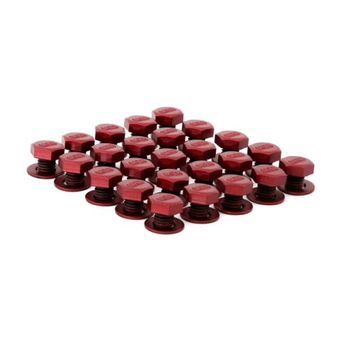 Method Race Wheels Lug Nuts and Bolts BT-BOLT MATTE RED KIT Lip Bolt Kit Red MRW