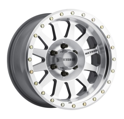 Method Race Wheels MR304 Double Standard Machined MR30468060300 Wheel, Race, Standard, Aluminum, Machined/Clearcoat, 16 in.x 8 in., 6 x 5.5 in./6 x 139.70mm Bolt Circle, 4.5 in. Backspace, Each