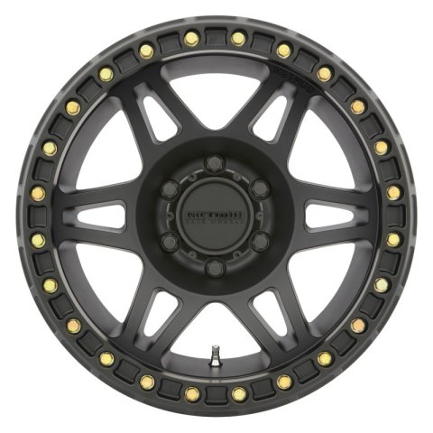 Method Race Wheels MR106 Beadlock Matte Black MR10679060544B Wheel, Beadlock, Aluminum, Black, 17 in. x 9.00 in., 6 x 5.5 in./139.70mm Bolt Circle, 3.50 in. Backspace, Each