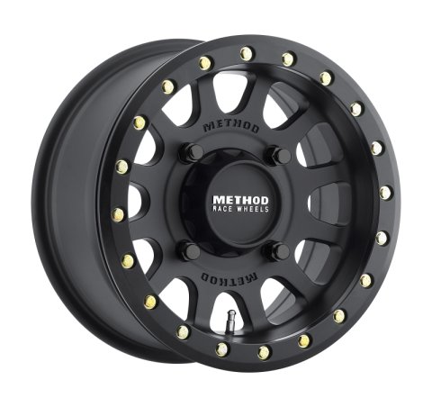 Method Race Wheels MR401 UTV Beadlock Matte Black MR40147047552B Wheels, Beadlock, Aluminum, Black, 14 in. x 7.00 in., 4 x 136mm Bolt Circle, 5.300 in. Backspacing, Each