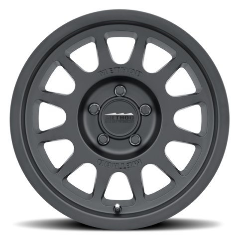Method Race Wheels MR703 Matte Black MR70377556550 Wheels, MR703, Black, 17 in. x7.5 in., 5 x 160mm Bolt Circle, 4.75 in. Backspace, Each