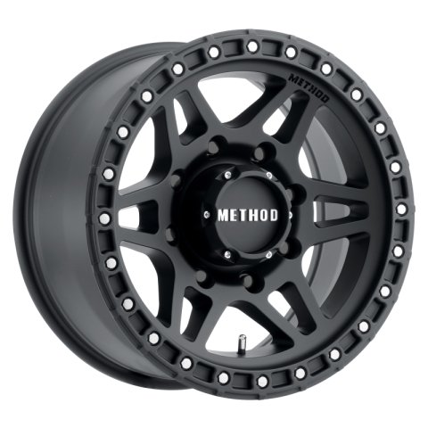 Method Race Wheels MR312 Matte Black MR31278580500 Wheels, MR312, 17x8.5, 0mm Offset, 8x6.5, 130.8mm Centerbore,