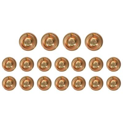 Manley Oil Pan Bolts 42189 Bolts, Pan, Steel, Gold Iridite, Hex Nuts, Chevy, Small Block, Kit