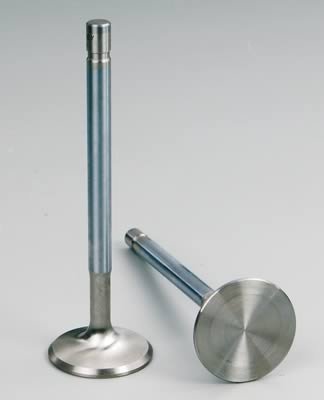 Manley Street Flo Valves 10775-8 Valves, Exhaust, Stainless Steel, 1.550 in. Diameter, .341 in. Stem, 5.080 in. Length, Ford, Set of 8