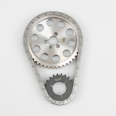 Manley Timing Chain Sets 73121 and Gear Set, Double Roller, Billet Steel Sprockets, Chevy, Small Block, Set