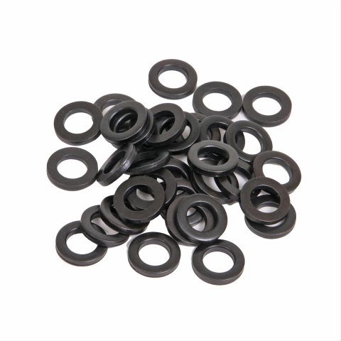 Manley Hardened Washers 42294-16 Washers, Intake Bolt, Steel, Zinc, .100 in. Thick, Set of 16