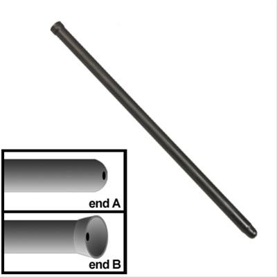 Manley Pushrods 25756-1 Pushrod, Steel, Heat-Treated, Cup/Ball, 3/8 in. Diameter, 8.995 in. Effective Length, Each