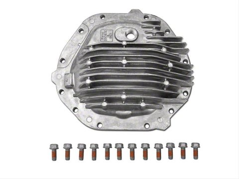 Spicer Drivetrain Products Differential Cover Kits 2016951 Cover, Aluminum, Natural, Ribbed, Dana Super 44, 10-Bolt Cover, for Nissan, Each