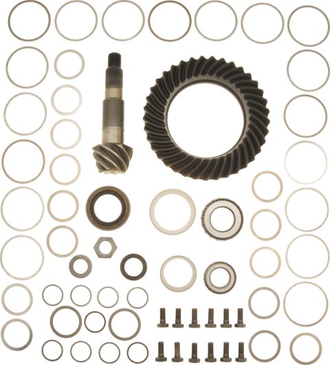 Spicer Drivetrain Products Ring and Pinion Gear with Installation Kits for 1988-1995 F-350, P30, P3500 - 707060-1X Gears, 4.63:1 Ratio, 37-spline, Standard Rotation, Kit, Dana 80, Kit