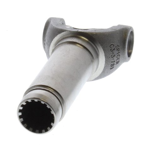 Spicer Drivetrain Products Slip Yokes 3-3-2801KX Yoke, 16-Spline Inner, Steel, 7.312 in. Overall Length, 1350 U-joint Style, Each