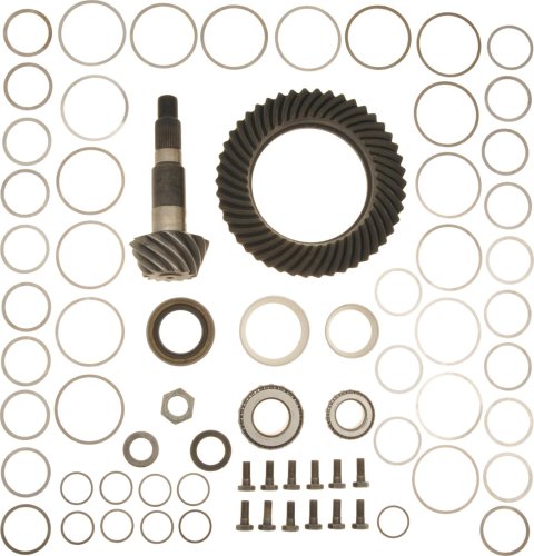 Spicer Drivetrain Products Ring and Pinion Gear with Installation Kits 708026-1 Dana 80 3.54 Gears Gears, 3.54:1 Ratio, 37-spline, Standard Rotation, Kit, 80, Kit