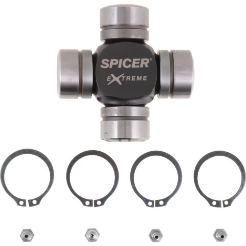 Spicer Drivetrain Products Extreme U-Joints 5-760SPX-WJ U-Joints, Extreme, 1310-WJ, Greasable, 4 Grooved Caps, Steel, Each
