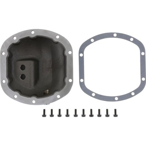 Dana Spicer Drivetrain Products Differential Covers 10048737 Cover, 2007 & Up Wrangler JK Non-Rubicon 30 Front Blue Nodular Iron - Performance (with hardware & Performance Gasket)