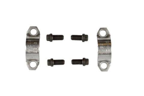 Spicer Drivetrain Products U-Joint Strap Kits 3-70-38X Fasteners, Kits, 1480 Style, Steel, Natural, 1.375 in. Bearing Cap O.D., Differential Location, Chevy, Ford, GMC, Pair