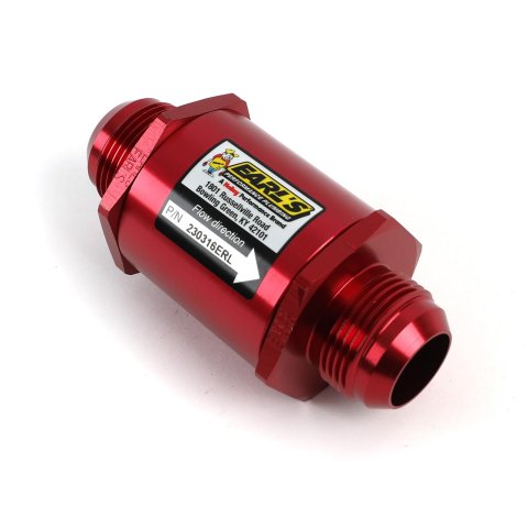 Earl's Performance Inline Oil Filters 230316ERL Pre-Filter, Inline, Screen Element, -16 AN, Male, Inlet/Outlet, 4.25 in. Length, Each