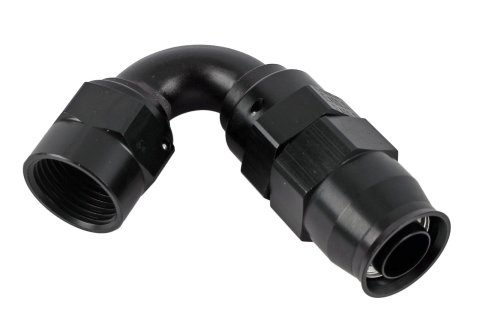 Earl's Performance UltraPro Hose Ends 621210ERL Ends, UltraPro, Reusable Swivel, 120 degree, -10 AN Size, Aluminum, Black Anodized, Each