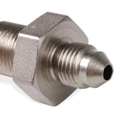 Earl's Performance Brake System Adapters 592054ERL Fittings, Brake, Male -4 AN Male to 12mm x 1.0 Male UniFlare Adapter, Steel, Nickel Plated, Pair