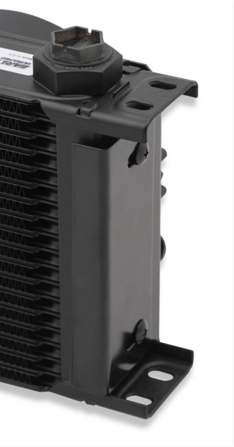 Earl's Performance UltraPro Fan Pack Oil Coolers FP219ERL Fluid Coolers, Coolers, Tube and Fin, 19-row, Aluminum, Black, Single Fan, 342 cfm, Each