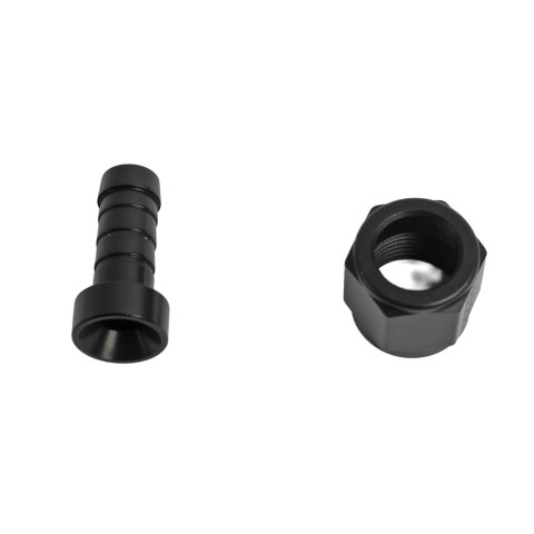 Earl's Performance Auto-Mate Hose Ends AT700108ERL Fitting, End, Auto-Mate, Straight, Aluminum, Black Anodized, -8 AN, Female, Each