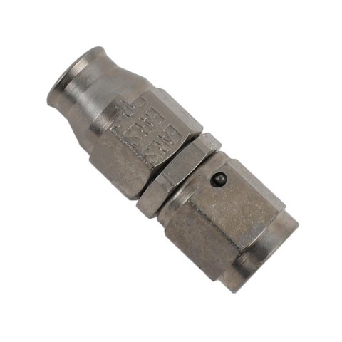 Earl's Performance Speed-Seal Hose Ends 600104ERL Fitting, End, Speed-Seal, Straight, -4 AN to Female -4 AN, Steel, Zinc Plated, Each