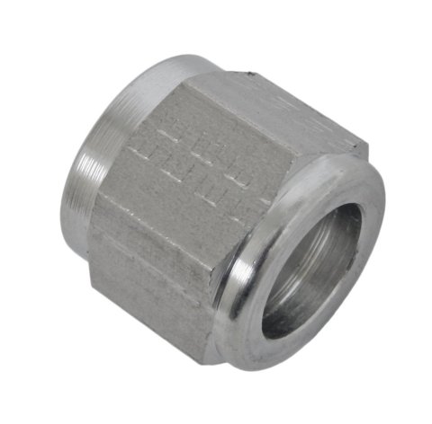 Earl's Performance Tube Nuts SS981808ERL Nut, Stainless Steel, Natural, -8 AN Female Threads, Each