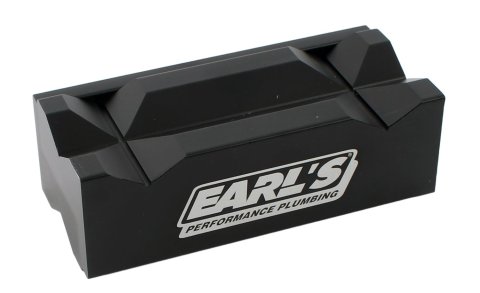 Earl's Performance Vise Jaw Liners 1004ERL Protectors, Aluminum, Black Anodized, Inserts, Internal Magnets 4 in., Pair