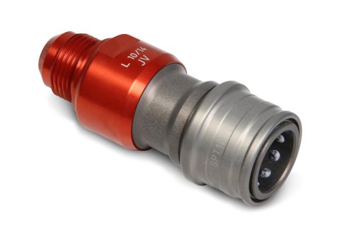 Earl's Performance Staubli SPT Ball Locking Dry Break Couplings JV280112ERL Quick Disconnect Fittings, Couplings, Female, Straight, 1 1/16 in.-12 Male Threads Adapter, -12 AN Hose End, Each