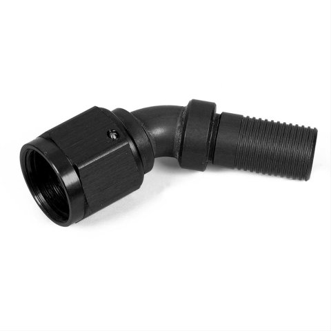 Earl's Performance Ultra-Flex 650 Hose Ends 674604ERL Fitting, End, 650, 45 Degree, -4 AN to Male -4 AN, Aluminum, Clear Anodized, Each