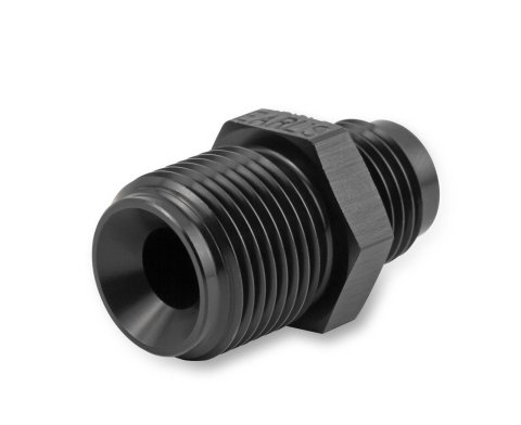 Earl's Performance AN to Inverted Flare Adapter Fittings AT991947LERL Fitting, Adapter, Flare, Straight, Aluminum, Black Anodized, -6 AN, 5/8-18 in. Flare, Each