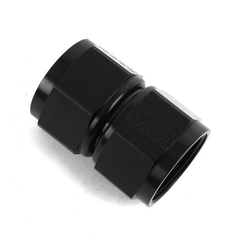 Earl's Performance Couplers AT915116ERL Fitting, Coupler, Union, AN to AN, Straight, Aluminum, Black Anodized, -16 AN, -16 AN, Each