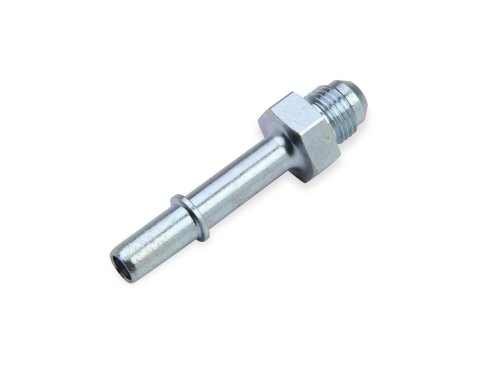 Earl's Performance Quick-Disconnect Fittings 961965ERL Fitting, Quick-Connect, -6 Male, 3/8 in. Male Threads, Straight, Stainless Steel, Natural, Each