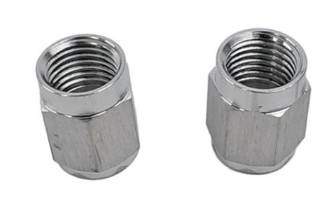 Earl's Performance Tube Nuts SS581803ERL Nuts, Stainless Steel, Natural, -3 AN Female Threads, Pair