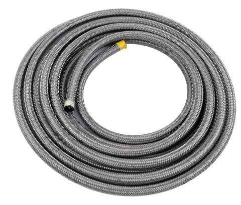 Earl's Performance Auto-Flex Hose -6 AN 20 ft. 320006ERL Hose, Auto-Flex, Braided Stainless Steel, AN, Length, Each
