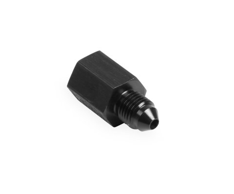 Earl's Performance Pressure Gauge Adapters 998704ERL Fuel Adapter; Head Adapter; Fitting Size 4; Male To -4AN To Female 1/8 NPT; Straight Stewart Wa