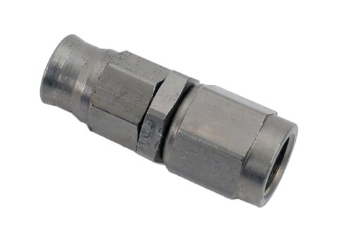 Earl's Performance Speed-Seal Hose Ends 600103ERL Fitting, End, Speed-Seal, Straight, -3 AN to Female -3 AN, Steel, Zinc Plated, Each