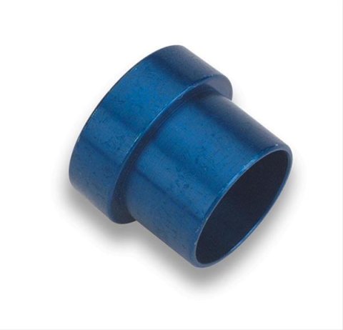 Earl's Performance Sleeves 581904ERL Fitting, Tube Sleeve, -4 AN, Aluminum, Blue Anodized, Pair