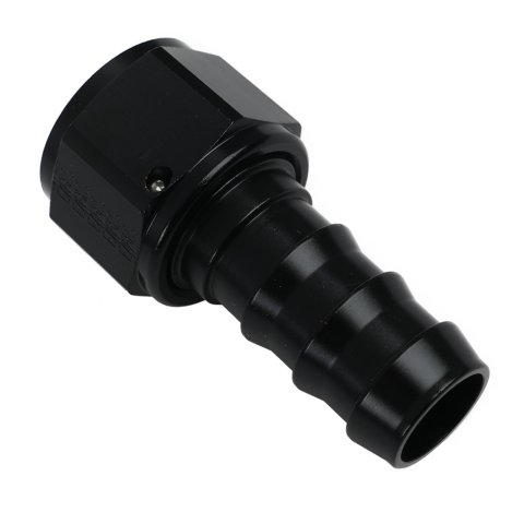 Earl's Performance Super Stock Hose Ends AT700113ERL Fitting, End, Stock, Straight, Aluminum, Black Anodized, -12 AN Male, -12 AN Female, Each