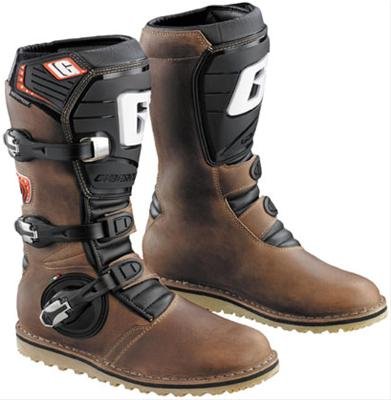 Gaerne Balance Oiled Boots 2522-013-13 Riding Boots, Oiled, Brown, Aluminum Buckle, Men's 13, Pair