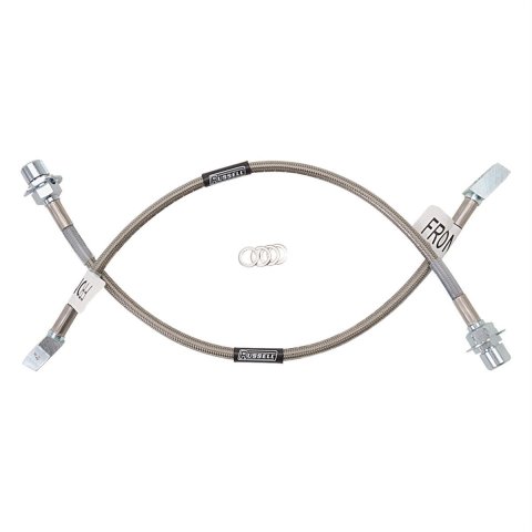 Russell Street Legal Brake Line Kits for 1996-1998 MUSTANG - 693180 Lines, Legal, Braided Stainless Steel, Ford, Kit
