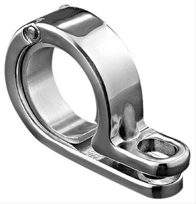 Kuryakyn P-Clamps 4019 Motorcycle P-Clamp, Stainless Steel, Chrome Finish, 1 3/8" - 1 1/2", Each