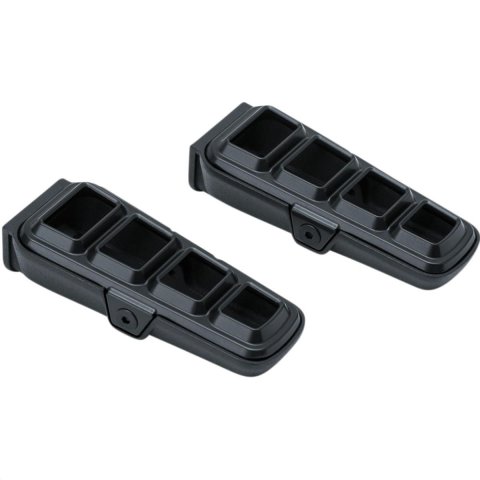 Kuryakyn Dillinger Pegs 6659 Foot Pegs, Dillinger, Aluminum, Satin Black, Pair