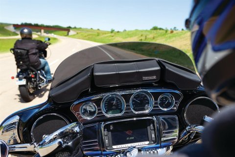 Kuryakyn Batwing Fairing Pouch Bags 5261 Saddle Bags, Pouch, Fairing, Vinyl, Black, Harley-Davidson®, Each