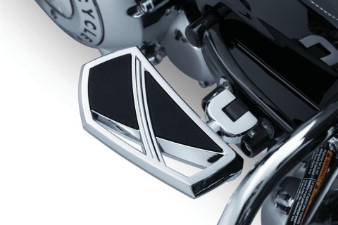 Kuryakyn Phantom Mini Boards 5772 Floorboards, Mini, Aluminum, Chrome, Driver/Passenger/Highway Bar Location, Pair