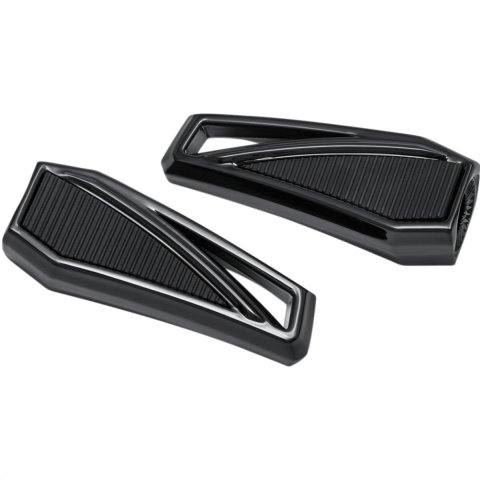 Kuryakyn Phantom Footpegs 5761 Foot Pegs, Phantom, Aluminum, Satin Black, Without Mount, Pair