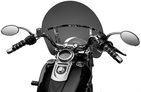 Kuryakyn Handlebar Accessory Mounts 1671 Mount, Plastic, Black, Kit