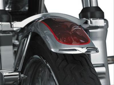 Kuryakyn Fender Tips 9012 Tips, Plastic, Chrome, Harley-Davidson®, Each
